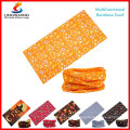 LINGSHANG wholesale scarf multifunction outdoor custom seamless bandana with logo